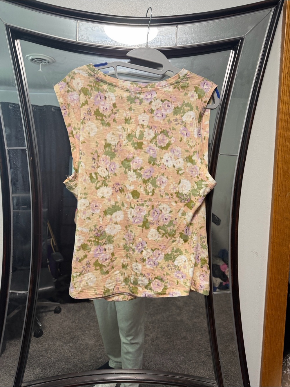 Sanctuary NWT Lightweight Floral Tank Top Women’s Large - Picture 5 of 5